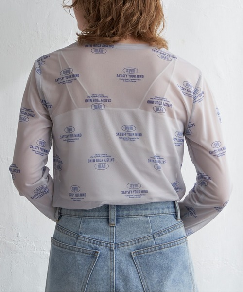 notch.(ノッチ)の「ロゴパワーメッシュT(Tシャツ/カットソー・レディース・ブラック/ライトグレー/オフホワイト・M)」の16枚目の写真