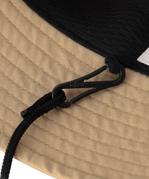 DANTON（ダントン）の「POLYESTER STRETCH BUCKET HAT（ハット・レディース・オフホワイト/ブラック/ネイビー/ベージュ/チャコール・F）」の6枚目の写真