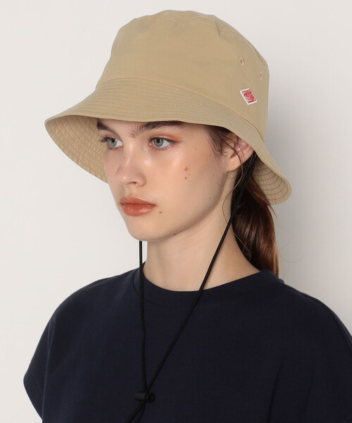 DANTON（ダントン）の「POLYESTER STRETCH BUCKET HAT（ハット・レディース・オフホワイト/ブラック/ネイビー/ベージュ/チャコール・F）」の10枚目の写真