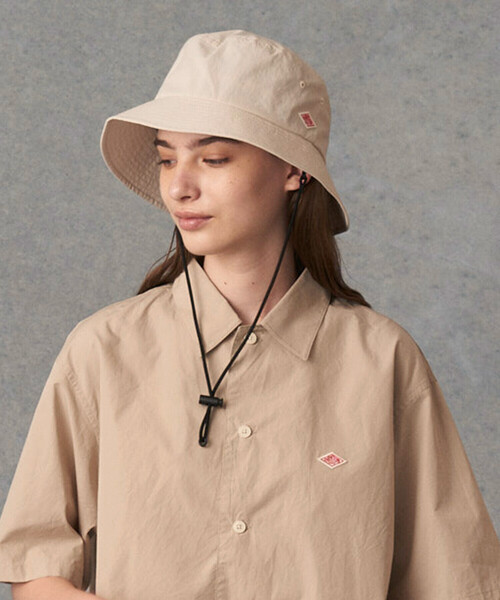DANTON（ダントン）の「POLYESTER STRETCH BUCKET HAT（ハット・レディース・オフホワイト/ブラック/ネイビー/ベージュ/チャコール・F）」の2枚目の写真
