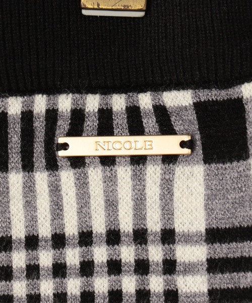 NICOLE white（ニコルホワイト）の「チェック柄ロングタイトスカート（スカート・レディース・その他1/その他2・FREE）」の9枚目の写真