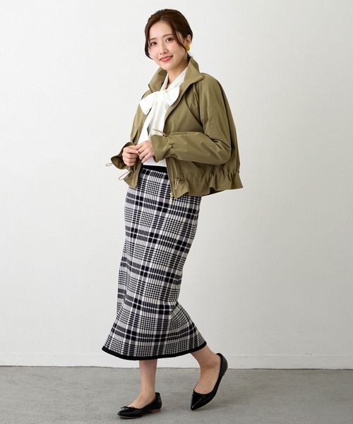 NICOLE white（ニコルホワイト）の「チェック柄ロングタイトスカート（スカート・レディース・その他1/その他2・FREE）」の13枚目の写真
