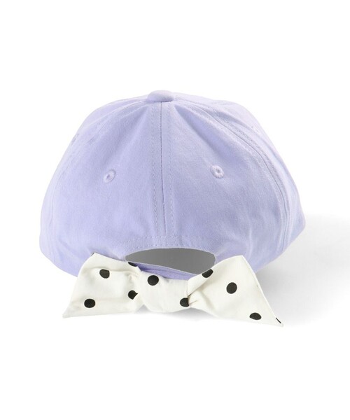 BRANSHES(ブランシェス)の「バックリボンキャップ(キャップ・キッズ・ラベンダー/ブラック/アイボリー・M/S/L)」の11枚目の写真