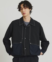 PUBLIC TOKYO | ステッチコンビコードシャツ(シャツ/ブラウス)