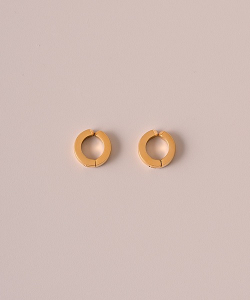 muku（ムク）の「金属アレルギー対応　ミニフープイヤリング/サージカルステンレス/316L（イヤリング・レディース・ゴールド/シャンパン/シルバー・FREE）」の6枚目の写真