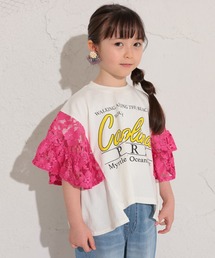 レーススリーブリメイクTシャツ（80～140cm）