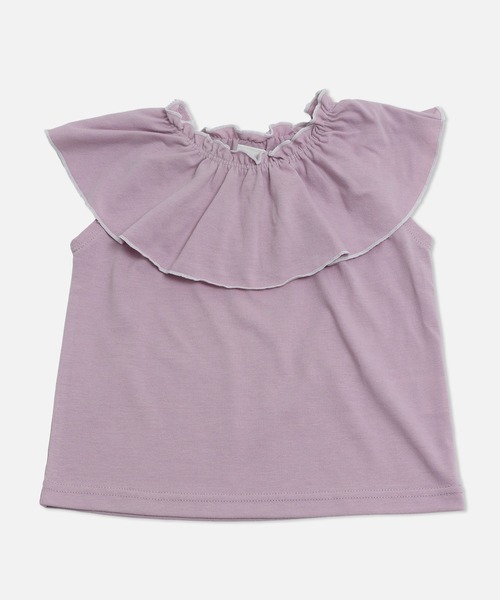 フリル襟Tシャツ　25AW セール】襟フリル Tシャツ（Tシャツ/カットソー）｜chil2（チルツー