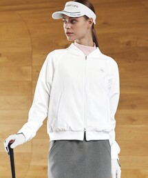 adabat | 背中メッシュ 異素材組み合わせ ライトアウター(ブルゾン)