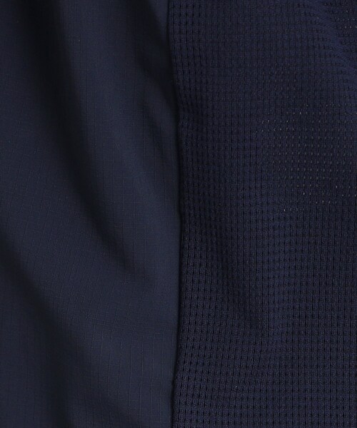 adabat（アダバット）の「◆背中メッシュ 異素材組み合わせ ライトアウター（ブルゾン・レディース・ホワイト/ネイビー・42/40/38）」の7枚目の写真