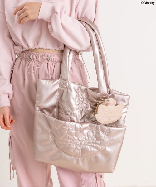 Disney(ディズニー)の「Disneyトートバッグ 1041180130(トートバッグ・レディース・ブラック/シルバー/ホワイト/ピンク・FREE)」の15枚目の写真