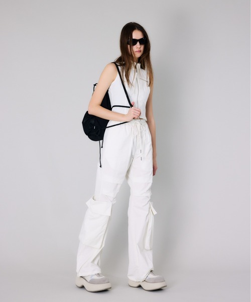 SLY(スライ)の「SPORTY DETAIL KNAPSACK スポーティ ディテール ナップサック(バックパック/リュック・レディース・ブラック/シルバー・FREE)」の21枚目の写真