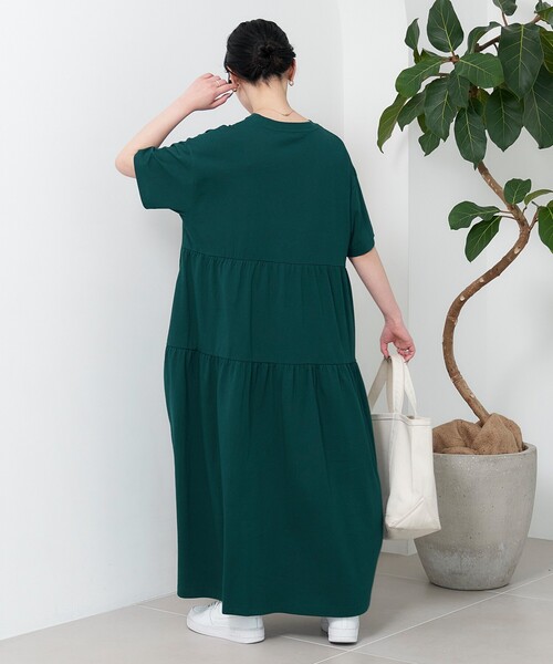 FREAK'S STORE（フリークスストア）の「限定展開 Champion/チャンピオン 別注 切り替え 半袖ワンピース（ワンピース・レディース・オフホワイト/グレー/ブラック/グリーン/ネイビー・SMALL/MEDIUM）」の21枚目の写真