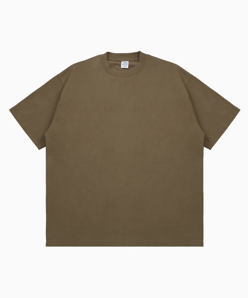 CORPUS TOKYO（コーパス トーキョー）の「ヘビーウェイトビッグシルエットTシャツ（Tシャツ/カットソー・メンズ・ホワイト/チャコールグレー/ロイヤルブルー/サンドベージュ/オートミール/カーキ/グレー/ブラウン/ブラック・1/2/3）」の18枚目の写真