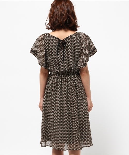 natural couture（ナチュラルクチュール）の「【natural couture NICE CLAUP】花柄ワンピース（ワンピース・レディース・ベージュ/ボルドー/ブラック・FREE）」の16枚目の写真