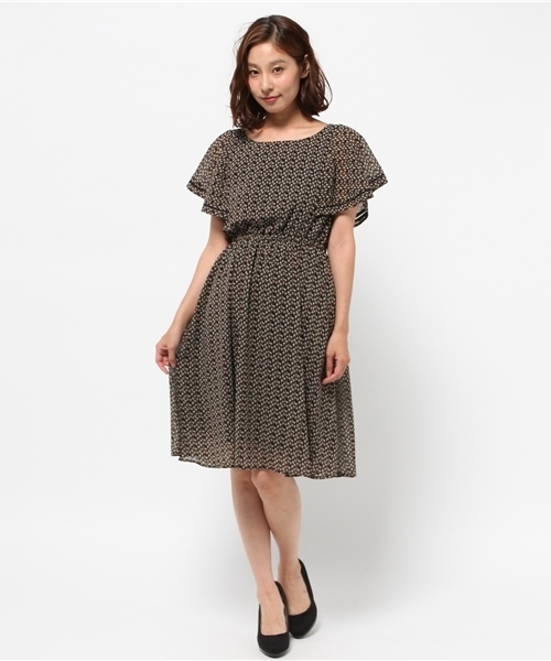 natural couture（ナチュラルクチュール）の「【natural couture NICE CLAUP】花柄ワンピース（ワンピース・レディース・ベージュ/ボルドー/ブラック・FREE）」の17枚目の写真