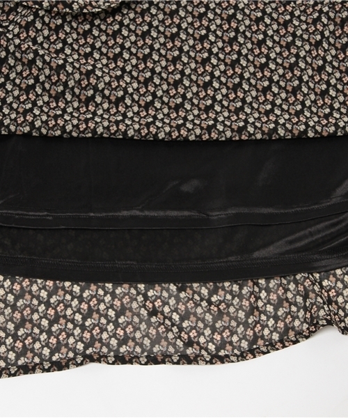 natural couture（ナチュラルクチュール）の「【natural couture NICE CLAUP】花柄ワンピース（ワンピース・レディース・ベージュ/ボルドー/ブラック・FREE）」の12枚目の写真