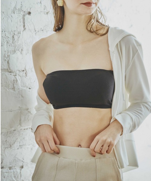 northerly(ノーザリー)の「チューブブラ綿混(チューブトップ・レディース・ブラック/ホワイト・SMALL/MEDIUM/LARGE)」の8枚目の写真