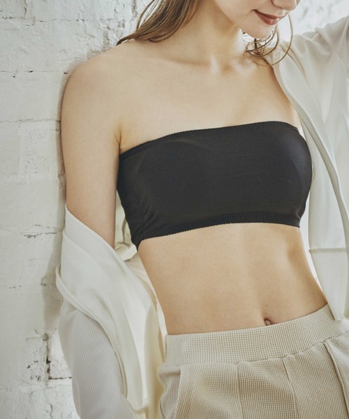northerly(ノーザリー)の「チューブブラ綿混(チューブトップ・レディース・ブラック/ホワイト・SMALL/MEDIUM/LARGE)」の3枚目の写真