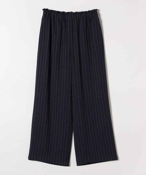 quaranciel(カランシエル)の「quaranciel:〈洗濯可能〉ストライプ イージー ワイド パンツ(セットアップ対応)(その他パンツ・レディース・ベージュ/ネイビー・36/38/40)」の15枚目の写真