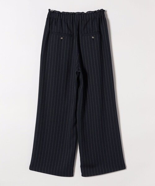 quaranciel(カランシエル)の「quaranciel:〈洗濯可能〉ストライプ イージー ワイド パンツ(セットアップ対応)(その他パンツ・レディース・ベージュ/ネイビー・36/38/40)」の16枚目の写真