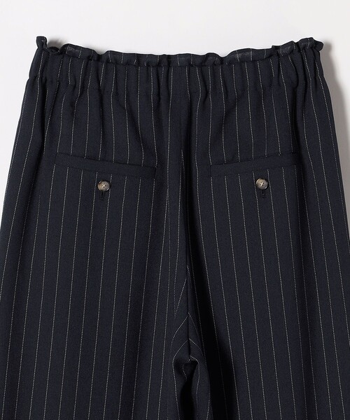 quaranciel(カランシエル)の「quaranciel:〈洗濯可能〉ストライプ イージー ワイド パンツ(セットアップ対応)(その他パンツ・レディース・ベージュ/ネイビー・36/38/40)」の18枚目の写真