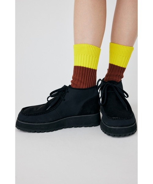 nagonstans(ナゴンスタンス)の「チロリアンMID-CUT SHOES(スニーカー・レディース・ブラック・23cm/24cm/25cm)」の6枚目の写真