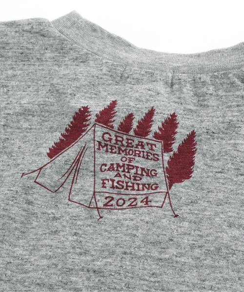 F.O.KIDS（エフオーキッズ）の「Trout&Camp Tee（Tシャツ/カットソー・キッズ・キナリ/ブルー/グレー・80/90/95/110/150/120/130/140/100）」の11枚目の写真