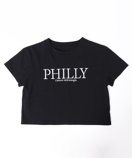 PHILLY(フィリー)の「【PHILLY】ロゴTシャツ(Tシャツ/カットソー・レディース・ブラック/ホワイト・FREE)」の13枚目の写真