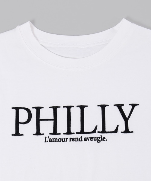 PHILLY(フィリー)の「【PHILLY】ロゴTシャツ(Tシャツ/カットソー・レディース・ブラック/ホワイト・FREE)」の16枚目の写真