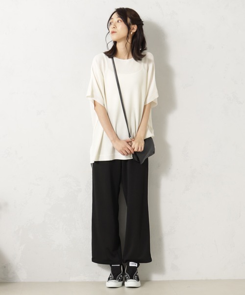 FOUND GOOD（ファウンドグッド）の「ポンチョニット（ニット/セーター・レディース・パープル系2/ブルー系6/ブラック/アイボリー・M/L）」の3枚目の写真