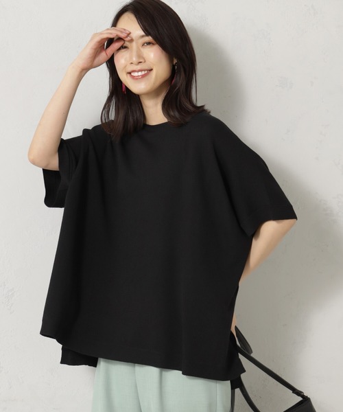 新品 未使用】SPORTIFF ブラック ポンチョ ニット Sportiff