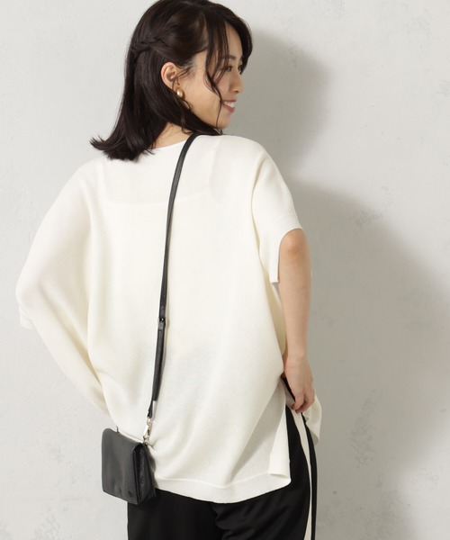 FOUND GOOD（ファウンドグッド）の「ポンチョニット（ニット/セーター・レディース・パープル系2/ブルー系6/ブラック/アイボリー・M/L）」の11枚目の写真