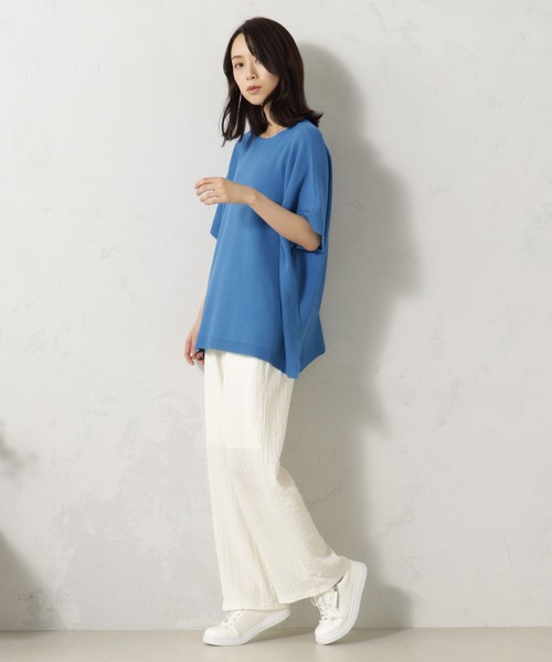 デットストック FJORD FASHION ノルウェー製 ニットポンチョ 40 FOUND