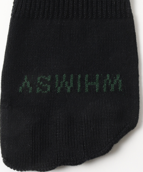 Whimsy(ウィムジー)の「【Whimsy / ウィムジー】V Emajy Socks(ソックス/靴下・メンズ・イエロー/ホワイト/グリーン系その他/ブラック・FREE)」の6枚目の写真