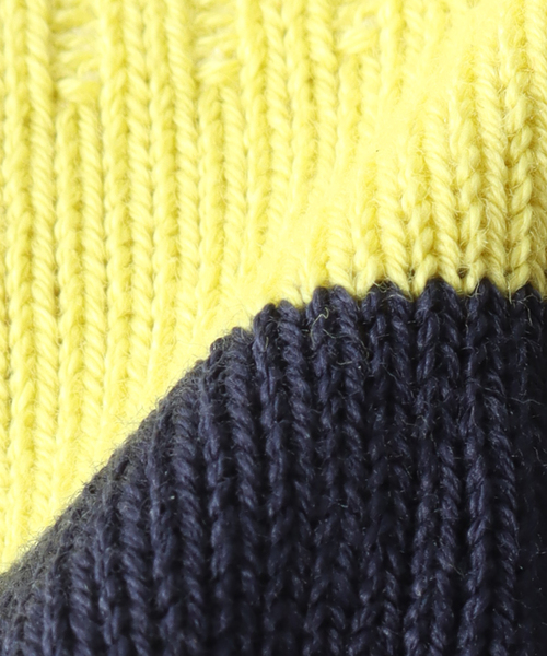 Whimsy(ウィムジー)の「【Whimsy / ウィムジー】V Emajy Socks(ソックス/靴下・メンズ・イエロー/ホワイト/グリーン系その他/ブラック・FREE)」の9枚目の写真