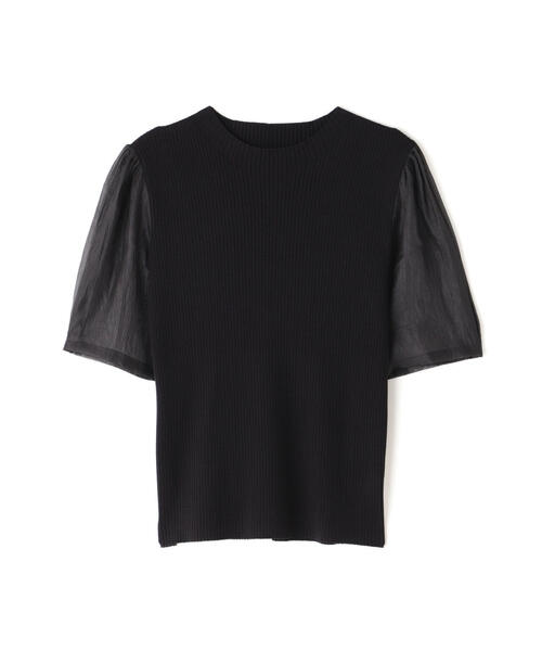 PROPORTION BODY DRESSING（プロポーションボディドレッシング）の「オーガンジースリーブニット / 1214170501（ニット/セーター・レディース・ピンク/グレー/ブラック・FREE）」の4枚目の写真