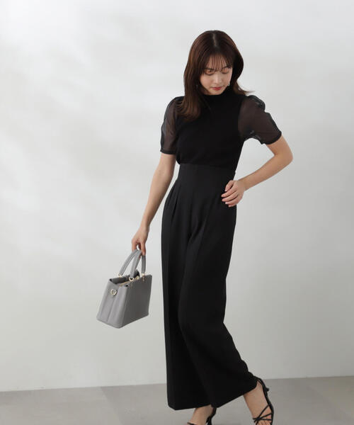 PROPORTION BODY DRESSING（プロポーションボディドレッシング）の「オーガンジースリーブニット / 1214170501（ニット/セーター・レディース・ピンク/グレー/ブラック・FREE）」の7枚目の写真