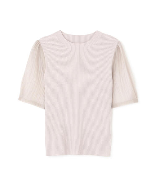 PROPORTION BODY DRESSING（プロポーションボディドレッシング）の「オーガンジースリーブニット / 1214170501（ニット/セーター・レディース・ピンク/グレー/ブラック・FREE）」の12枚目の写真