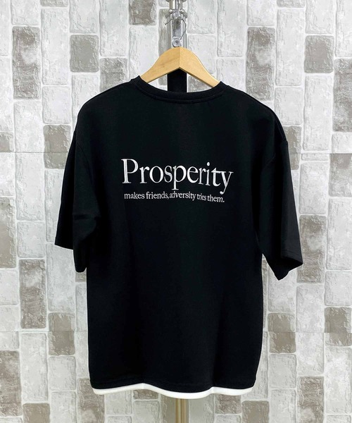TopIsm(トップイズム)の「ロゴ刺繍入り 半袖スウェット(スウェット・メンズ・ブルー系その他/チャコールグレー/ブラック・LL/M/L)」の4枚目の写真
