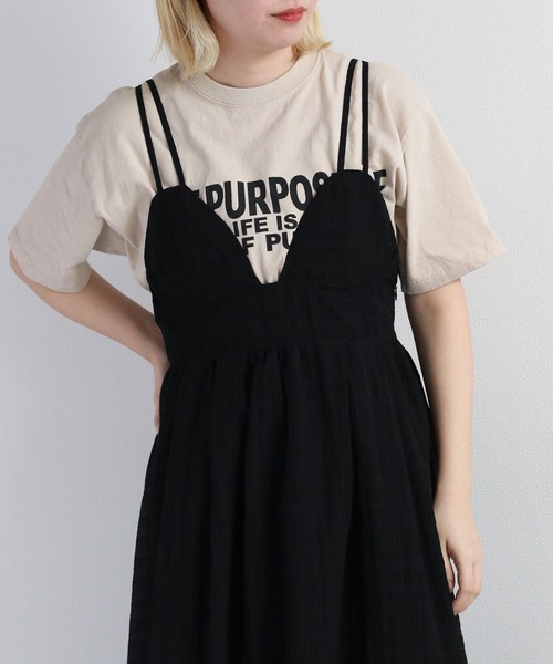 cepo（セポ）の「アソート リメイクロゴTee（Tシャツ/カットソー・レディース・ピンク/ベージュ/チャコール・M）」の6枚目の写真