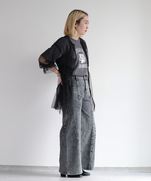 cepo（セポ）の「アソート リメイクロゴTee（Tシャツ/カットソー・レディース・ピンク/ベージュ/チャコール・M）」の13枚目の写真