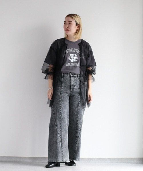 cepo（セポ）の「アソート リメイクロゴTee（Tシャツ/カットソー・レディース・ピンク/ベージュ/チャコール・M）」の12枚目の写真