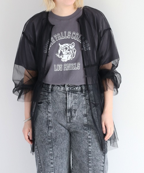 cepo（セポ）の「アソート リメイクロゴTee（Tシャツ/カットソー・レディース・ピンク/ベージュ/チャコール・M）」の5枚目の写真