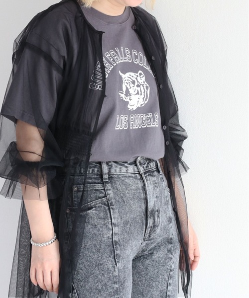 cepo（セポ）の「アソート リメイクロゴTee（Tシャツ/カットソー・レディース・ピンク/ベージュ/チャコール・M）」の11枚目の写真