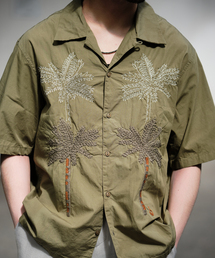 NOMA t.d. | NOMA t.d.ノーマティーディー) 別注 パームツリーエンブロイダリーシャツ(シャツ/ブラウス)