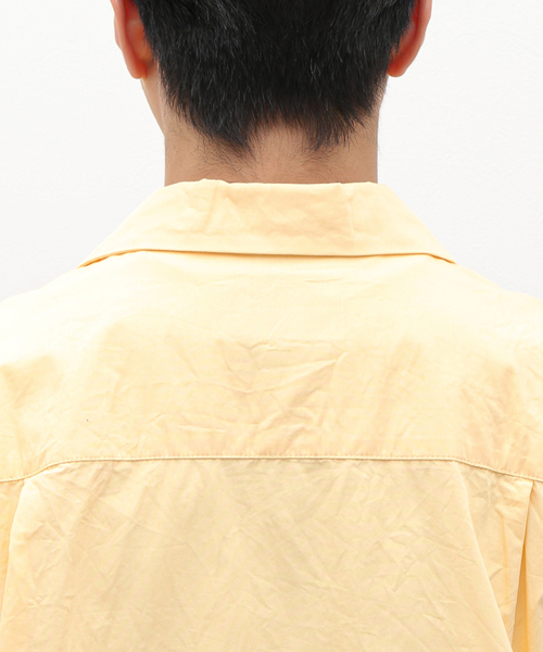 NOMA t.d.（ノーマティーディー）の「NOMA t.d. (ノーマティーディー) 別注 パームツリーエンブロイダリーシャツ（シャツ/ブラウス・メンズ・レッド/ホワイト×ホワイト/カーキ・5/3/4）」の20枚目の写真