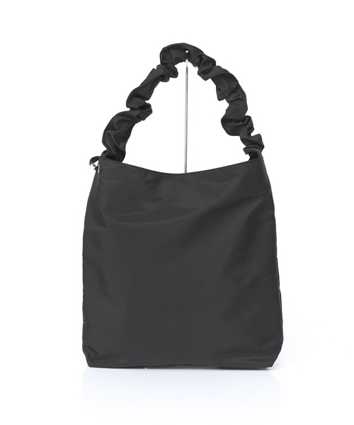 n'OrLABEL(ノアールレーベル)の「『ツイルギャザー2wayトートバッグ』(トートバッグ・レディース・ライトグレー/グリーン/ブラック・FREE)」の19枚目の写真