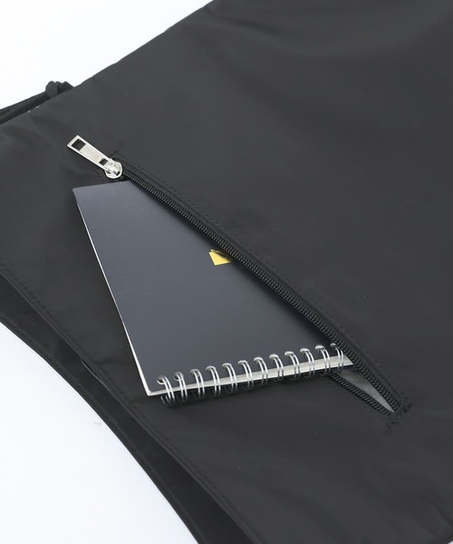 n'OrLABEL(ノアールレーベル)の「『ツイルギャザー2wayトートバッグ』(トートバッグ・レディース・ライトグレー/グリーン/ブラック・FREE)」の8枚目の写真