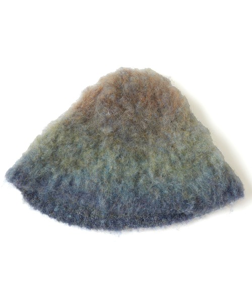 AULA AILA(アウラアイラ)の「グラデーションヘアリーニットハット(ハット・レディース・オレンジ/グレー/ブルー・0)」の17枚目の写真