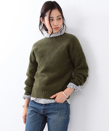 BEAMS BOY | Nor’Easterly / シェトランド シャギー クルーニット 15FW ■▼(ニット/セーター)